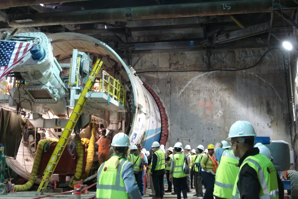 San Francisco Tunnel Boring Machine